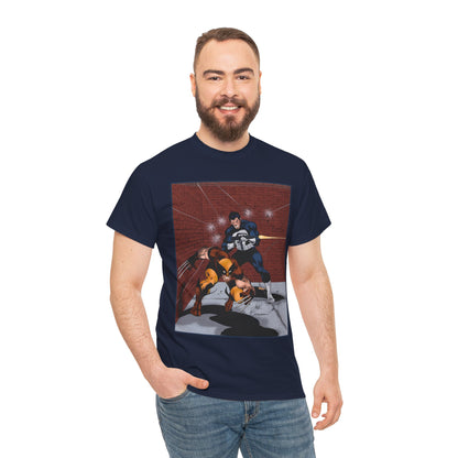 Wolverine & Punisher T-Shirt - John Buscema Art - Marvel Comics