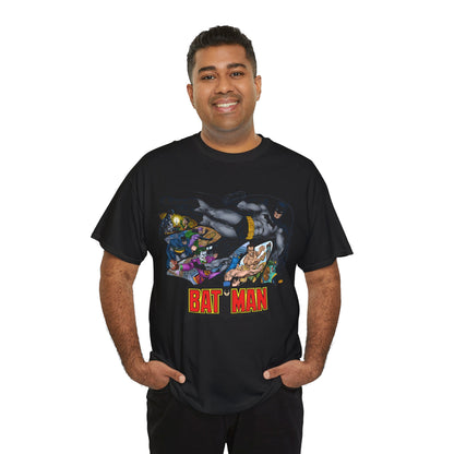 Batman T-Shirt - John Byrne Art - Joker, Catwoman, Ra's al Ghul, Talia - DC Comics - The Batcave