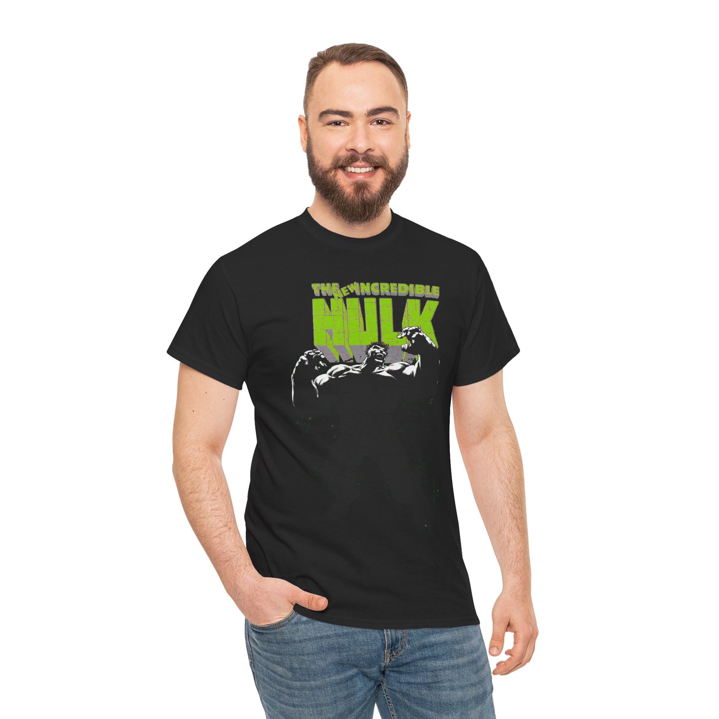 Incredible Hulk T-Shirt - Dale Keown Art - Bruce Banner, Gamma Radiation - Peter David 1990s Run - Marvel Comics