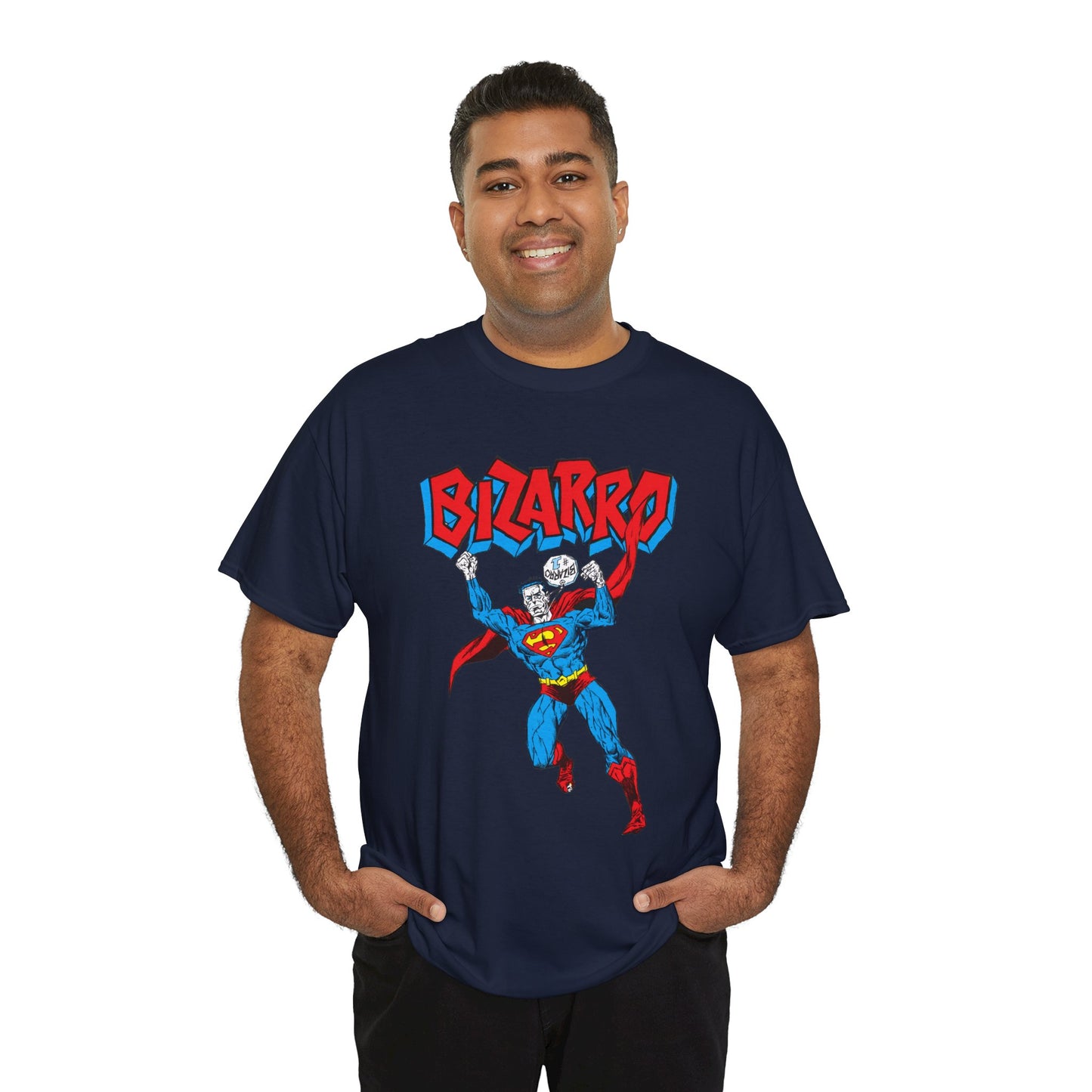 Bizarro T-Shirt - Superman Villain - DC Comics - Bizarro World - Who's Who Art - Silver Age Favourite
